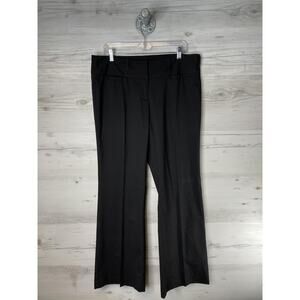 Willi Smith Pants‎ Womens 12 Black Dress Trouser Bootcut Work Office Career D473